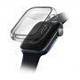 Etui UNIQ Garde Hybrid z osłoną ekranu dla Apple Watch 41 mm - przydymione