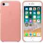 Oryginalny Apple pokrowiec skórzany do iPhone SE (2020/2022) / 8 / 7 - jasnoróżowy