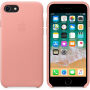 Oryginalny Apple pokrowiec skórzany do iPhone SE (2020/2022) / 8 / 7 - jasnoróżowy