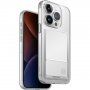 Przezroczyste etui UNIQ Air Fender z kieszenią na karty na iPhone 15 Pro Max - przezroczysty
