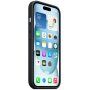 Oryginalny pokrowiec Apple wykonany z tkaniny FineWoven z MagSafe dla iPhone 15 Plus - czarny