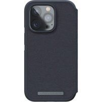 NJORD Leather flip pokrowiec z MagSafe dla iPhone 14 Pro Max - ciemnoszary