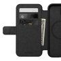 Nomad Modern Leather Folio flip pokrowiec z MagSafe dla iPhone 15 - czarne