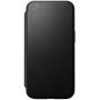 Nomad Modern Leather Folio flip pokrowiec z MagSafe dla iPhone 15 Pro Max - czarne