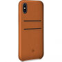 Twelve South Relaxed Leather Clip pokrowiec skórzany do iPhone X - brązowy