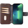 Decoded Detachable Wallet 2w1 odłączane etui z klapką dla iPhone 14 Pro Max - brązowy