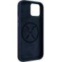 FIXED MagFlow etui silikonowe z MagSafe do iPhone 15 - ciemnoniebieski