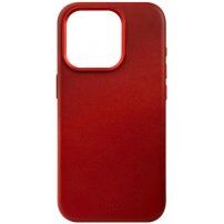 FIXED MagLeather skórzany pokrowiec z MagSafe dla iPhone 15 Pro - czerwony
