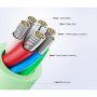 Kabel do ładowania i transmisji danych FIXED Liquid silicone PD 60 W USB-C / USB-C do iPhone/iPad/MacBook/AirPods - 2 m - biały