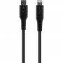 Kabel do ładowania i transmisji danych FIXED Liquid silicone PD 60 W USB-C / Lightning - MFi dla iPhone / iPad iPod / AirPods - 1,2 m - czarny