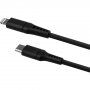 Kabel do ładowania i transmisji danych FIXED Liquid silicone PD 60 W USB-C / Lightning - MFi dla iPhone / iPad / iPod / AirPods - 2 m - czarny