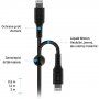 Kabel do ładowania i transmisji danych FIXED Liquid silicone PD 60 W USB-C / Lightning - MFi dla iPhone / iPad / iPod / AirPods - 2 m - czarny