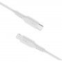 Kabel do ładowania i transmisji danych FIXED Liquid silicone PD 60 W USB-C / Lightning - MFi dla iPhone / iPad / iPod / AirPods - 2 m - biały
