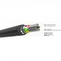Kabel w oplocie do ładowania i transmisji danych FIXED PD 100 W USB-C / USB-C do iPhone/iPad/MacBook/AirPods - 2 m - czarny