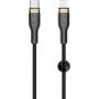 Kabel w oplocie FIXED do ładowania i transmisji danych PD 60 W USB-C / Lightning - MFi dla iPhone / iPad iPod / AirPods - 2 m - czarny