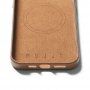 Mujjo Full Leather Wallet skórzany pokrowiec z kieszenią na karty dla iPhone 15 Pro Max - brązowe
