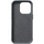 Mujjo Impact skórzany pokrowiec z MagSafe dla iPhone 15 Pro Max - ciemnoszary