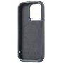 Mujjo Impact skórzany pokrowiec z MagSafe dla iPhone 15 Pro Max - ciemnoszary