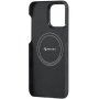 Pitaka MagEZ 4 600D pokrowiec z wzorem z włókna węglowego dla iPhone 15 Plus - szary
