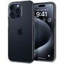 Spigen Crystal Flex etui przezroczyste do iPhone 15 Pro - szary