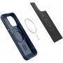 Spigen Armor MagFit wytrzymały pokrowiec z MagSafe dla iPhone 15 Pro Max - ciemnoniebieski