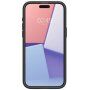 Spigen Optik Armor MagFit wytrzymały pokrowiec z wysuwaną osłoną kamery i MagSafe dla iPhone 15 Pro Max - czarny