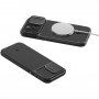 Spigen Optik Armor MagFit wytrzymały pokrowiec z wysuwaną osłoną kamery i MagSafe dla iPhone 15 Pro Max - czarny