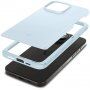 Spigen Thin Fit ultra cienkie etui do iPhone 15 Pro Max - jasnoniebieski