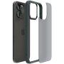 Spigen Ultra Hybrid Matte przezroczysty matowy pokrowiec dla iPhone 15 Pro Max - ciemnozielony