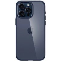 Spigen Ultra Hybrid przezroczysty pokrowiec dla iPhone 15 Pro Max - ciemnoniebieski