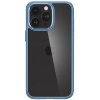 Spigen Ultra Hybrid przezroczysty pokrowiec dla iPhone 15 Pro Max - niebieskie