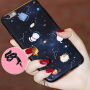 Etui do iPhone 6 / 6S z paskiem - koty w kosmosie