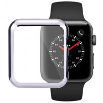 Pokrowiec z ochroną ekranu do Apple Watch 42mm - srebrny