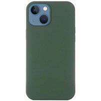 Silikonowa osłona z MagSafe dla iPhone 15 - ciemnozielony