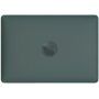 Matowe, przezroczyste etui ze rozkładanym stojakiem na MacBook Air 13” (A1237 / A1304 / A1369 / A1466) - ciemnozielony
