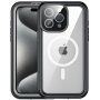 Wodoodporne, wstrząsoodporne etui z MagSafe na iPhone 15 Pro Max - czarne