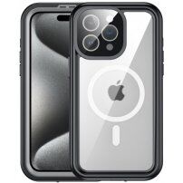 Wodoodporne, wstrząsoodporne etui z MagSafe na iPhone 15 Pro Max - czarne