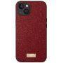 Eleganckie, błyszczące etui SULADA na iPhone 15 - czerwony