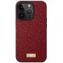Eleganckie, błyszczące etui SULADA na iPhone 15 Pro - czerwony