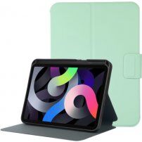 Pokrowiec ze skóry PU ze stojakiem i miejscem na Apple Pencil do iPad mini 6 / mini 7 - zielony
