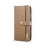 2w1 zdejmowany pokrowiec flip do iPhone XS Max - brązowy