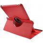Obrotowy 360° pokrowiec ochronny do iPad 2 / 3 / 4 - czerwony