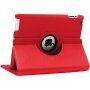 Obrotowy 360° pokrowiec ochronny do iPad 2 / 3 / 4 - czerwony