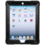 Wytrzymały pokrowiec z rozkładaną podstawką dla iPad 2 / 3 / 4 - czarny