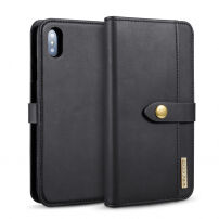 2w1 zdejmowany pokrowiec flip do iPhone XS Max - czarny