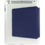 ENKAY etui z podstawką origami do iPad 2 / 3 / 4 - ciemnoniebieskie