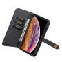 2w1 zdejmowany pokrowiec flip do iPhone XS Max - czarny