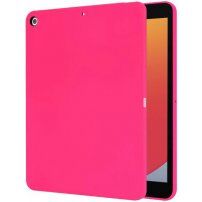 Etui matowe z miękkiego tworzywa sztucznego na iPad Pro 10,2” (2019-2021) - neonowy róż