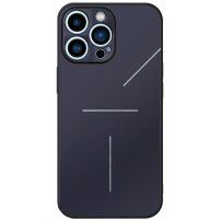 Etui aluminiowe R-JUST na iPhone 15 Pro - niebieski