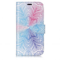 2w1 zdejmowany pokrowiec do iPhoneXS Max - jasnoniebieski kwiat